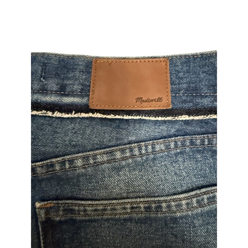 Madewell Retro Crop Bootcut Jeans Women’s 28 Knee-Rip Edition Raw Hem Sold Out - Picture 5 of 10